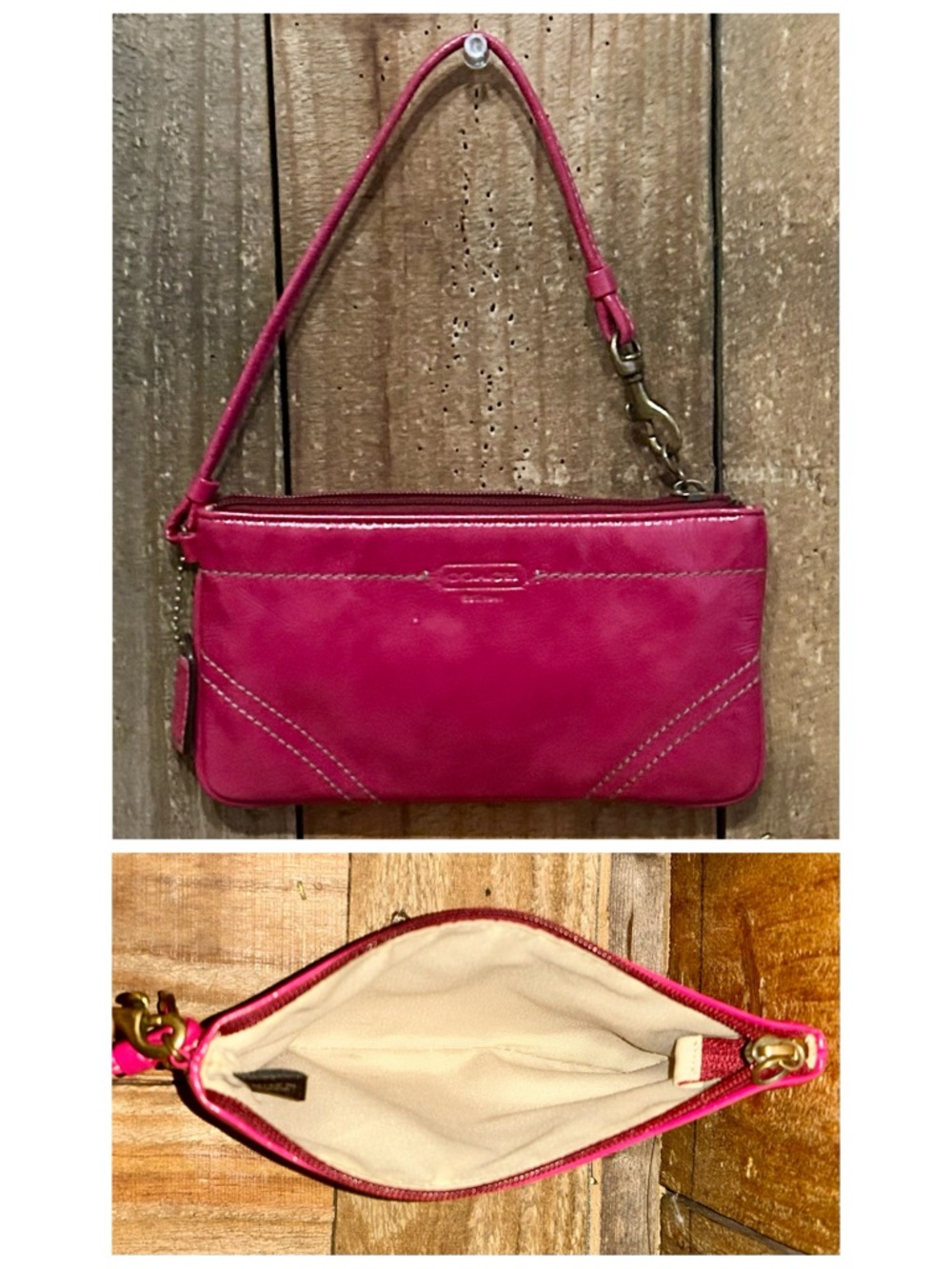 Coach. 4 Piece Set: Madison Phoebe Bag with Free Wristlet, Scarf & Dust Bag. - Picture 14 of 16